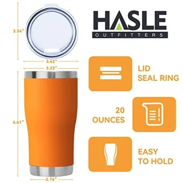 HASLE OUTFITTERS 20 oz Tumbler Bulk Insulated Coffee Mugs