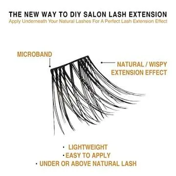 VLuxe Demi Extended Eyelash Extensions - Natural & Reusable Lashes