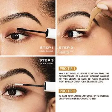 VLuxe Demi Extended Eyelash Extensions - Natural & Reusable Lashes