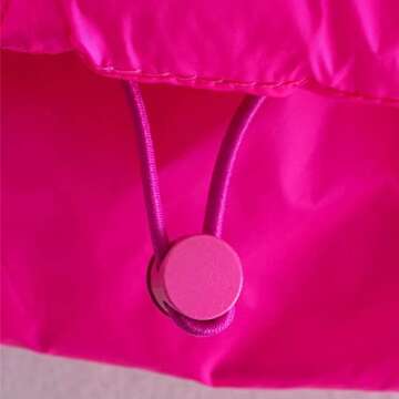 KEOMUD Women's Winter Crop Vest Lightweight Sleeveless Warm Outerwear Puffer Vest Padded Gilet Rose Red Medium