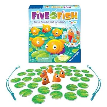 Ravensburger Five Little Fish Toddler Toy and Game for Boys and Girls Age 3 and Up - A Fun and Fast ...