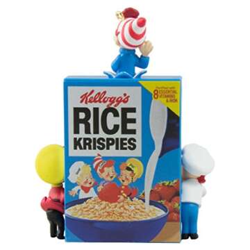 Hallmark 2016 Christmas Ornament Snap, Crackle & Pop Rice Krispies Cereal Ornament