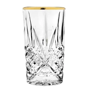 Godinger Highball Drinking Glasses Set of 4 - Dublin Crystal
