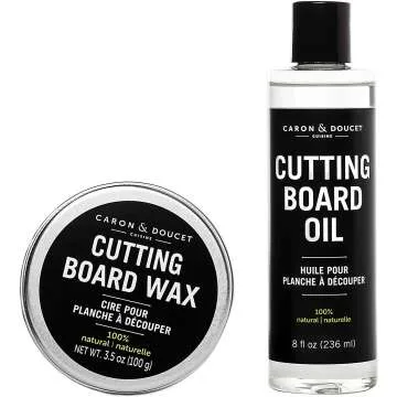 Caron & Doucet Conditioning Oil & Wax Bundle - Vegan, Plant-Based for Wood