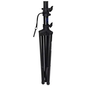 Rockville Pair RVES1 Adjustable Tripod DJ PA Speaker Stands +Carry Bag/Universal