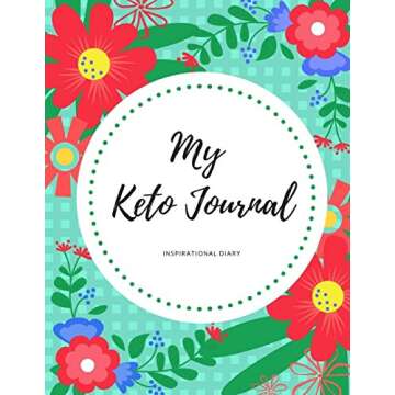 Keto Diet Journal: Inspirational Ketogenic Diet Weight Loss Journal Planner Diary Log Book