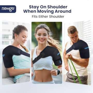 NEWGO Shoulder Ice Pack for Pain Relief and Recovery