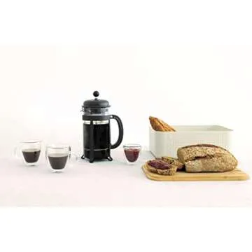 Bodum Java French Press Coffee and Tea Maker with SAN Plastic Shatterproof Carafe, 34 Ounce, Black