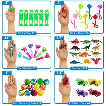 JOYIN 120 PCS Treasure Box Toys for Every Celebration