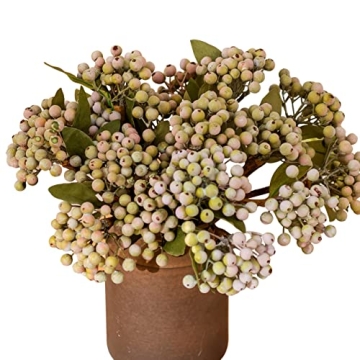 Lifelike 11.4" Artificial Berry Stems for Home Décor