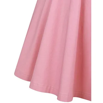 GownTown 1950s Vintage Dress with Pockets for Women