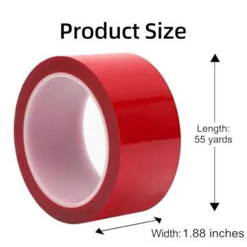 WELSTIK Tamper Tape Red Tamper Evident Security Seals Tape, Transfer Tamper Proof Security Void Tape...