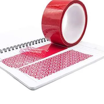 WELSTIK Red Tamper Evident Security Tape - 1.88 x 55 Yards