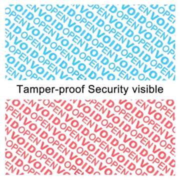 WELSTIK Red Tamper Evident Security Tape - 1.88 x 55 Yards