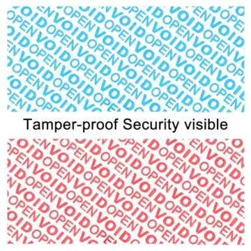 WELSTIK Red Tamper Evident Security Tape - 1.88 x 55 Yards