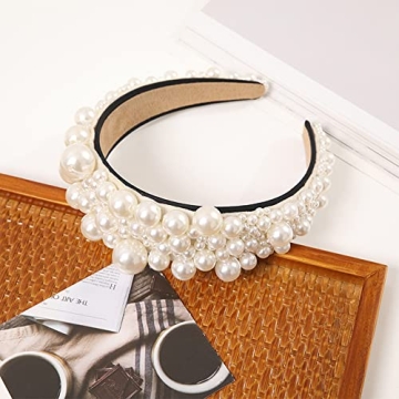 Elegant Pearl Headband for Weddings and Casual Outfits