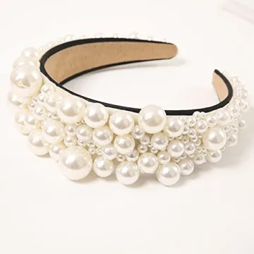 Elegant Pearl Headband for Weddings and Casual Outfits