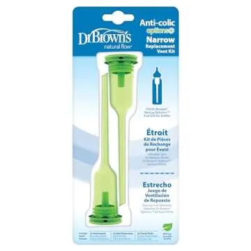 Dr. Brown's Natural Flow Options+ Replacement Vent Kit for Narrow Bottles, 2 Count