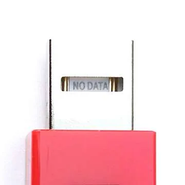 PortaPow 3rd Gen USB Data Blocker (Red 2 Pack) - Protect Against Juice Jacking