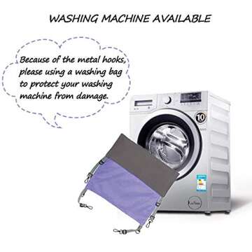 HOMEYA Small Animal Hanging Hammock for Cozy Fun