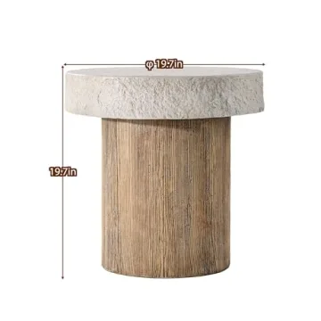 Stylish SUNBURY Outdoor Concrete Coffee Table - Perfect for Patios