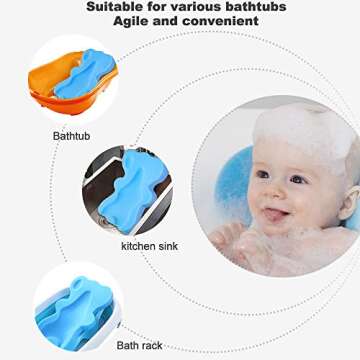 HALLO Soft Infant Bath Sponge Ideal for Newborns Comfort