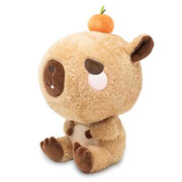Cuddle Barn PlushGoals - Camden The Calm Capybara | Super Soft Cute Kawaii Collectible Stuffed Animal Plush Toy, 9 inches
