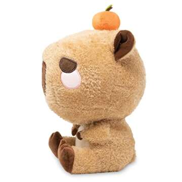 Cuddle Barn PlushGoals - Camden The Calm Capybara | Super Soft Cute Kawaii Collectible Stuffed Animal Plush Toy, 9 inches
