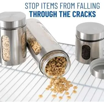 Wire Shelf Liner - 16" x 48" Flat Packed - Set of 4 - Clear - Wire Shelf Liners for Closets, Pantry and More - Plastic Closet Liner for Shelves - Easy to Trim - Wire Rack Cover - Closet Shelf Liner