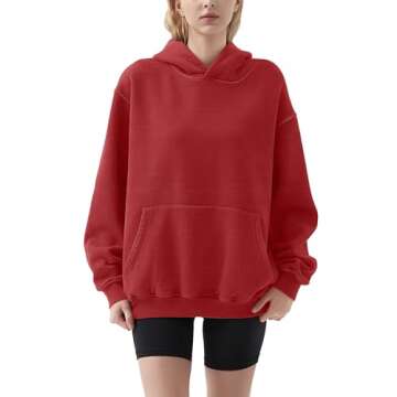 FAIABLE Oversized Acid Wash Hoodie for Everyone