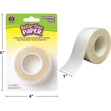 Teacher Created Resources® Better Than Paper® Mounting Tape White 1" x 19.6'