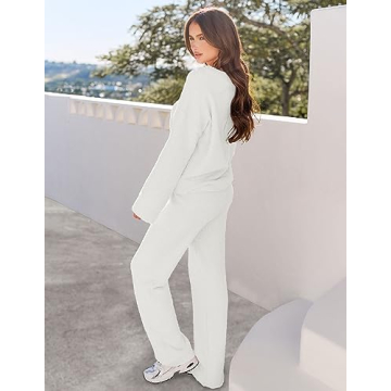 MEROKEETY Women's Fleece Winter Pajama Set - Cozy Lounge Wear