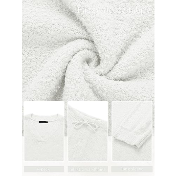 MEROKEETY Women's Fleece Winter Pajama Set - Cozy Lounge Wear