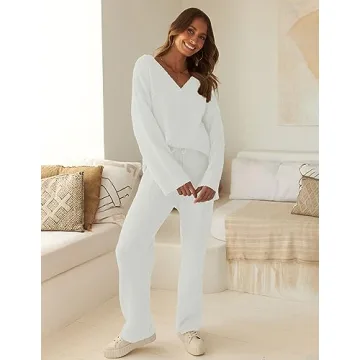MEROKEETY Women's Fleece Winter Pajama Set - Cozy Lounge Wear