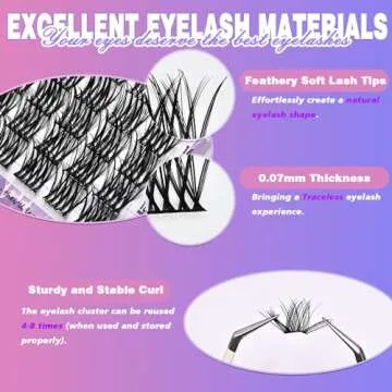 Fluffly Lash Clusters for Natural-Looking Volume