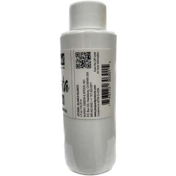 Jacquard Pinata Alcohol Ink - Blanco Blanco White - Professional and Versatile Ink That Produces Color Saturated and Acid-Free Results - 4 Fluid Ounces - Made in The USA