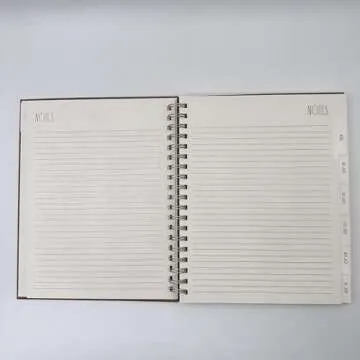 Rae Dunn PLANNER 2025 Planner - 17 MONTHS - Aug 2024 to Dec 2025 - Kraft Hard Cover - 10 X 8 in