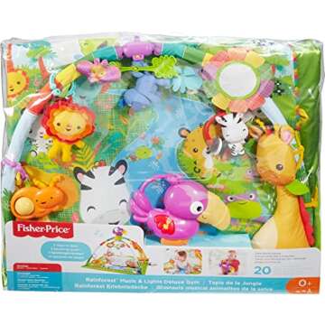 Fisher-Price Rainforest Gym with Fun Activities for Babies