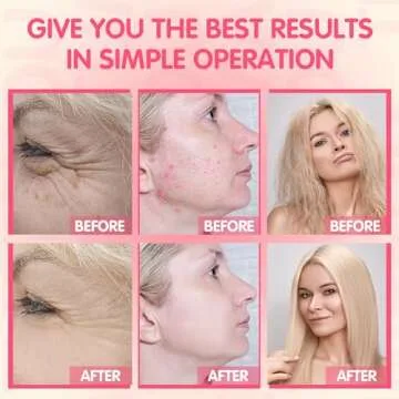 TUMAKOU Portable High Frequency Facial Machine - Orange High Frequency Face Skin Wand Device