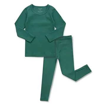AVAUMA Baby Boys Girls Pajama Set Kids Toddler Snug fit Basic Cotton Sleepwear pjs for Daily (Green-...