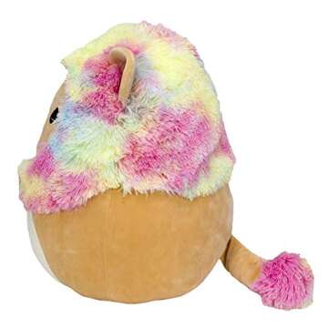 Squishmallows Official Kellytoy Plush 8" Leonard The Rainbow Mane Lion - Ultrasoft Stuffed Animal Plush Toy