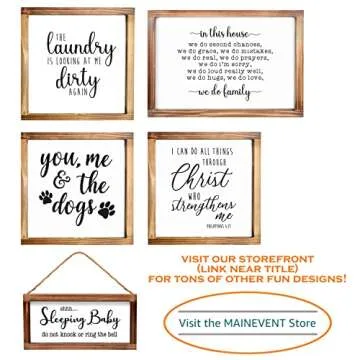 Welcome To The Shitshow Sign 8x17 Inch, Rustic Sign, Welcome To Shitshow Home, Vintage Sign, Welcome To Our Shitshow Sign with Wood Frame