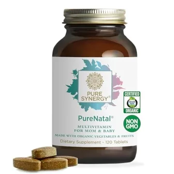 PURE SYNERGY PureNatal Prenatal Vitamins | Vegan Supplement Made with Organic Whole Foods | Natural ...