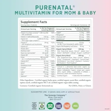 Buy Pure SYNERGY PureNatal Prenatal Vitamins Online