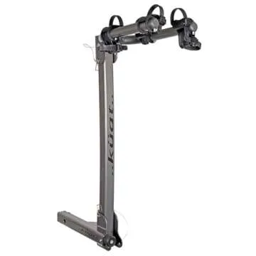 KUAT Beta 2" Hitch-Mounted Bike Rack | Hanging-Style Durable Lightweight Aluminum Powder Coated Fold...