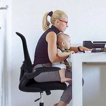 Ergonomic PHI VILLA Office Desk Chair - Adjustable, Comfortable, and Stylish