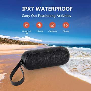 Lightweight NOTABRICK 30W Bluetooth Speaker with RGB Lights