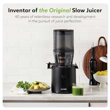 Hurom H320 Slow Juicer: Self-Feeding Cold Press Machine for Nutrient-Rich Juices