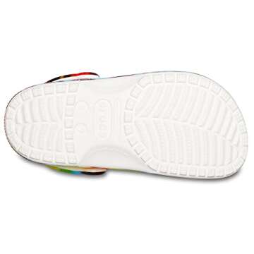 Crocs Unisex-Adult Classic Tie Dye Clogs, Multi, 9 Women/7 Men