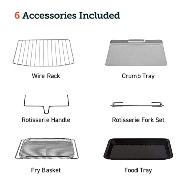 COSORI 12-in-1 Air Fryer Toaster Oven Combo for Healthy Cooking